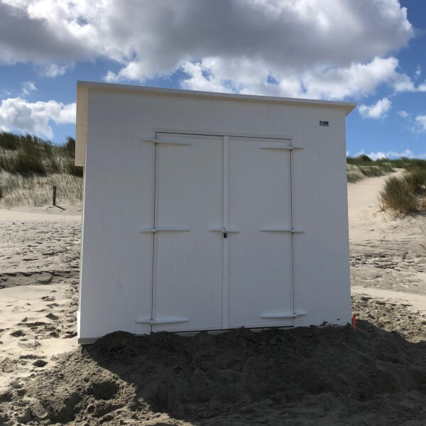 Kunststof strandhuisje
